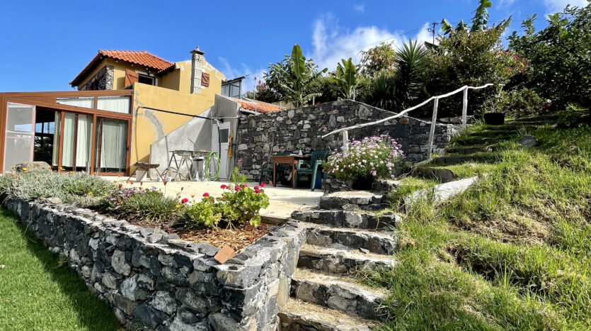 Two Charming Stone Houses with Panoramic Sea Views in Calheta