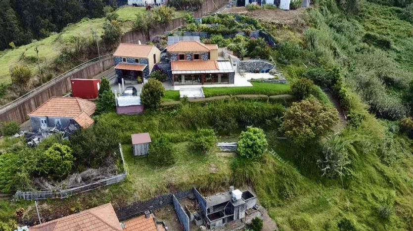 Two Charming Stone Houses with Panoramic Sea Views in Calheta